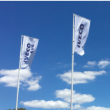 Outdoor Flying Polyester Iveco Advertising Flag Manufacturer