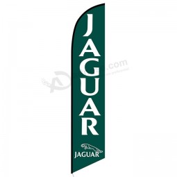 Custom best quality Jaguar feather flag with any size