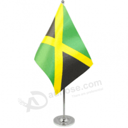 promotional national desk flags jamaica table flags