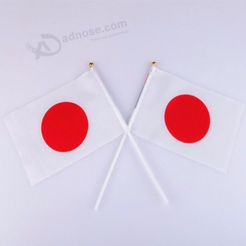 japan hand held flag custom country hand shake flag
