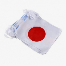 Promotional Japan Country Bunting Flag Japanese String Flag