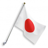 Mini Wall Mounted Polyester Japanese Flag with Pole