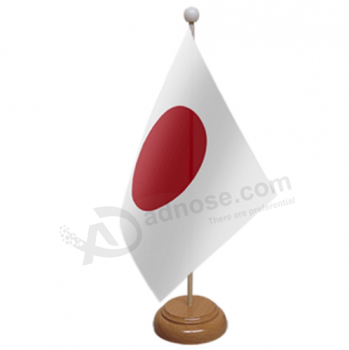 Factory supply office decorative Japan nation table flag