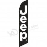 Wholesale custom high quality Jeep Feather Flag