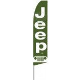 Jeep 12-foot Swooper Feather Flag