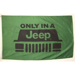 Jeep Flag 3' X 5' Indoor Outdoor Only in A Jeep Banner