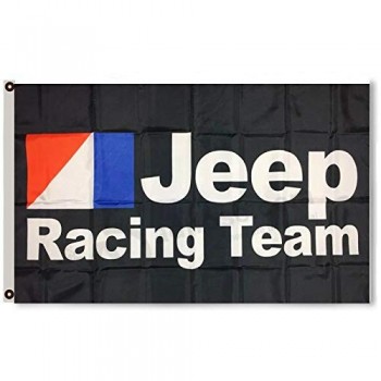 Annfly Jeep Racing Team AMC Flag Banner 3X5FT Man Cave