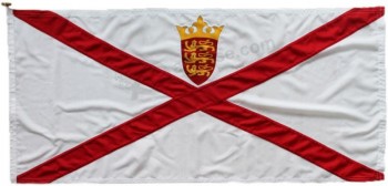 Jersey flag sewn using MoD approved woven polyester