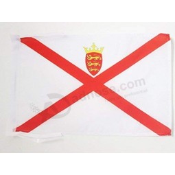 FLAG Jersey Flag 18'' x 12'' Cords - English - England Small Flags 30 x 45cm - Banner 18x12 in