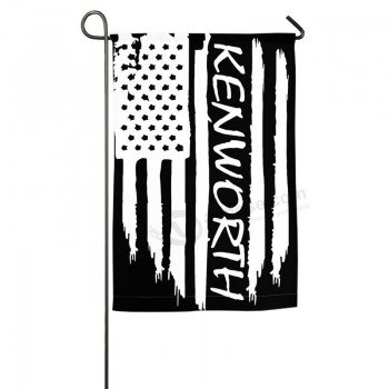 hoosunflagrbfa американский флаг кенворт двор флаг патио сад флаги открытый баннер 12x18 дюймов