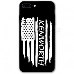 AFFueldo American Flag Kenworth iPhone 7/8 Plus Case Anti Drop Resistant Bumper Case Black