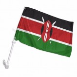 popular promotional polyester kenya Car window flags
