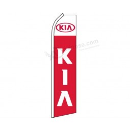 Wholesale custom high quality aes Kia 11.5ft x 2.5ft Super Flag