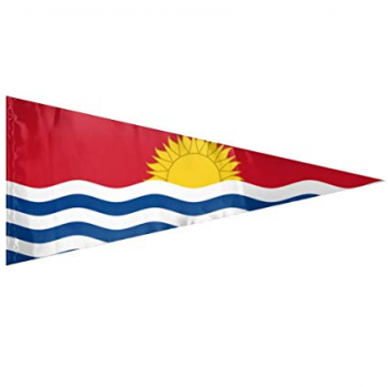 Mini Polyester Decorative Kiribati Triangle Bunting Banner Flag