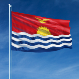 kiribati national flag banner- vivid color kiribati flag polyester
