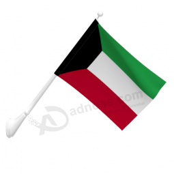 Knitted Polyester Wall Mounted Kuwait Flag Wholesale