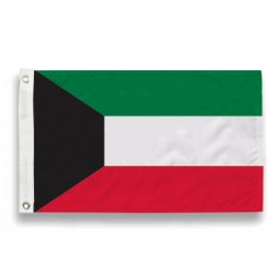 Kuwait National Flag Banner Kuwait Flag Polyester