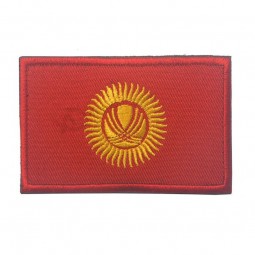Kyrgyzstan Flag Patch Embroidered Military Tactical Morale Patches