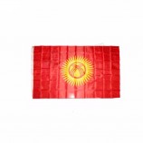 Kyrgyzstan 3x5 ft polyester flying banner printing hanging national flag