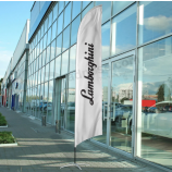 Lamborghini Feather Flag Advertising Polyester Flying Lamborghini Logo Flag