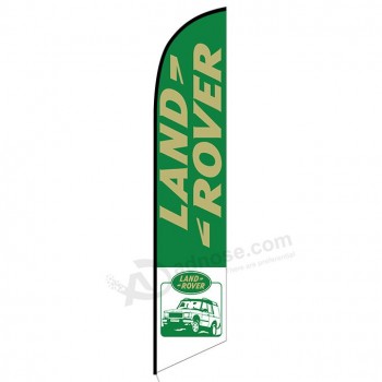 wholesale custom high quality land rover feather flag