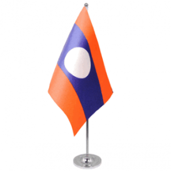 Hot selling table top country Laos meeting flag
