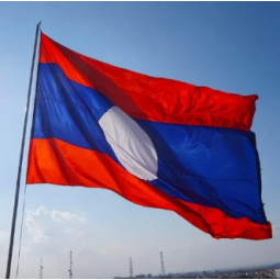 Digital Printed Outdoor National Country Laos Flags