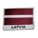 Republic of Latvia Latvian National Flag Sew on Patch