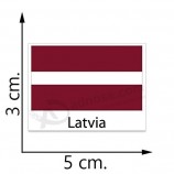 Letland vlag tijdelijke tatoeages sticker lichaam tattoo