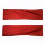 Full size folding packaged polyester Latvia country flag