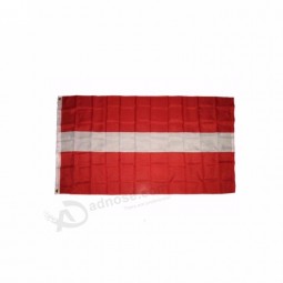 Custom 90x150cm Latvia flag 3x5 Feet Super Polyester Flag