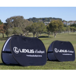 Outdoor oval horizontal Pop up A frame Lexus advertising banners