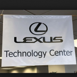 Knitted Polyester Lexus Advertising Banner Lexus Logo Banner
