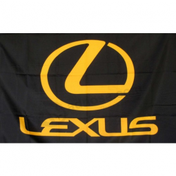 wind flying custom made lexus flags lexus logo pole signs