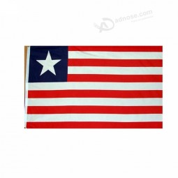 Wholesale Polyester Sublimation Printing Liberia Country 90x150cm Banner