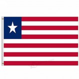 aangepaste 3 * 5ft vlag polyester Liberia land vlag