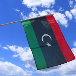 Libya Hand Held Small Mini Flag Libya Stick Flag