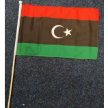 Libya country hand flag Libya handheld flags