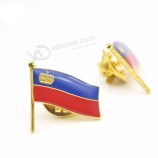 Custom soft enamel Sean hannity lapel pin flag pins with epoxy for Liechtenstein