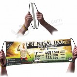 2020 Promotional advertising hand roll up banner hand held scrolling banner