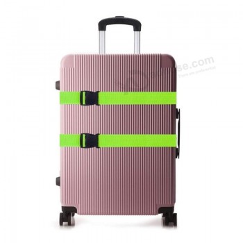 oempromo wholesale custom retractable travel nylon luggage strap tsa belt