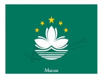 Flag of Macau Postcard with high quality and cheap price
