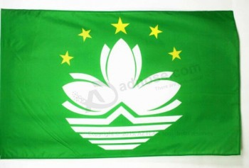 MACAU FLAG 5' x 8' for a pole - MACANESE FLAGS 150 x 250 cm