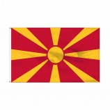 olyester print 3*5ft macedonia country flag manufacturer