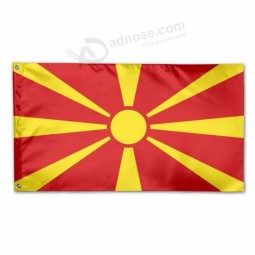 China Supplier Macedonia banner Macedonia country flag banner