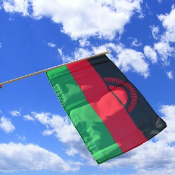 factory price decorative malawi hand small flag