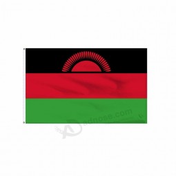 wholesale printed polyester national flags Of malawi country