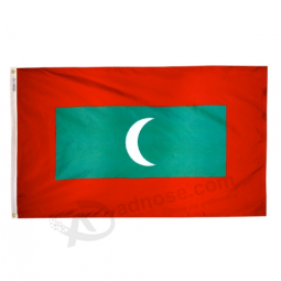 Polyester Maldives Country National Flags Manufacturer