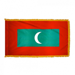 decorative polyester maldives flag pennant wholesale