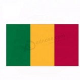 polyester hand held car usage Mali flag banner